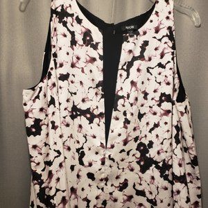 Floral sleeveless blouse
